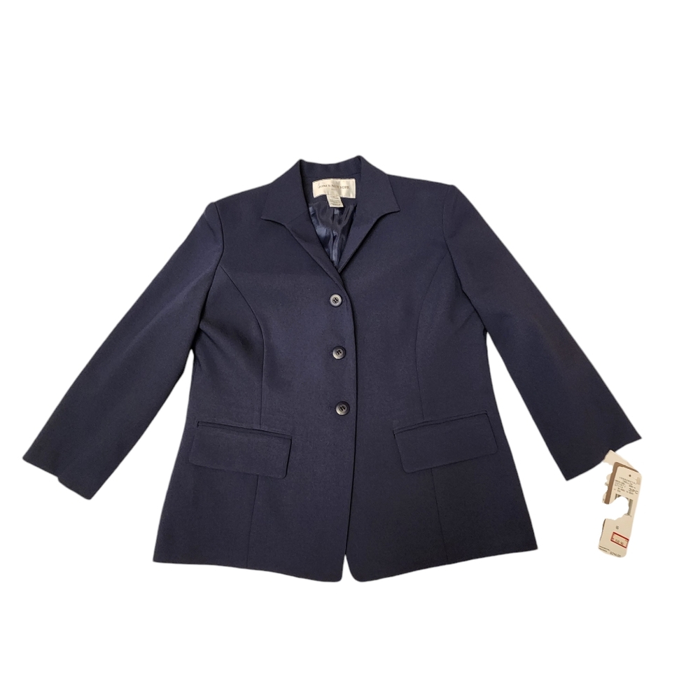 Jones NY Navy Blue Suit Blazer Jacket Size 6 NWT - Picture 5 of 14